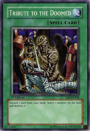 Image of Tribute to The Doomed (YSD-EN026) - Starter Deck 2006 1st Edition