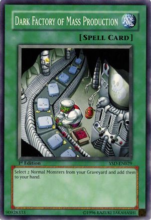 Image of Dark Factory of Mass Production (YSD-EN029) - Starter Deck 2006 1st Edition