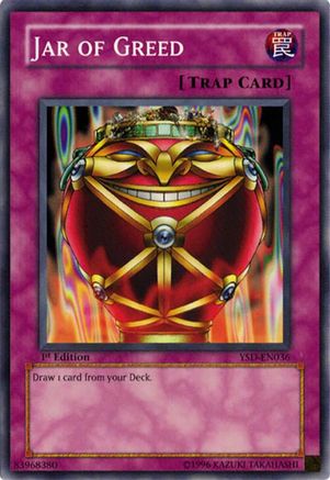 Image of Jar of Greed (YSD-EN036) - Starter Deck 2006 Unlimited