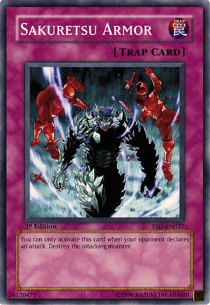 Image of Sakuretsu Armor (YSD-EN037) - Starter Deck 2006 1st Edition
