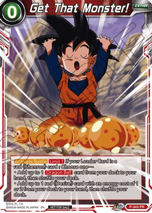 Image of Get That Monster! (P-343) - Tournament Promotion Cards