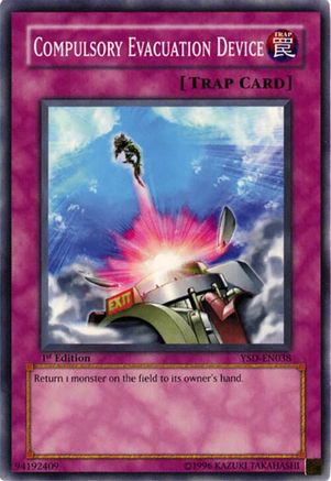 Image of Compulsory Evacuation Device (YSD-EN038) - Starter Deck 2006 1st Edition