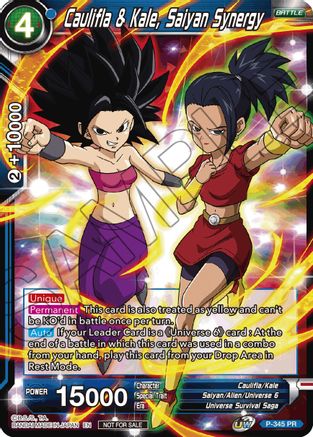 Image of Caulifla & Kale, Saiyan Synergy (P-345) - Tournament Promotion Cards