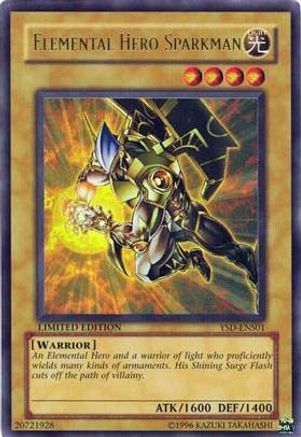 Image of Elemental HERO Sparkman (YSD-ENS01) - Starter Deck 2006 Limited