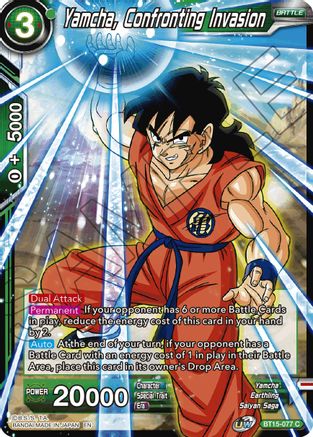 Image of Yamcha, Confronting Invasion (BT15-077) - Saiyan Showdown