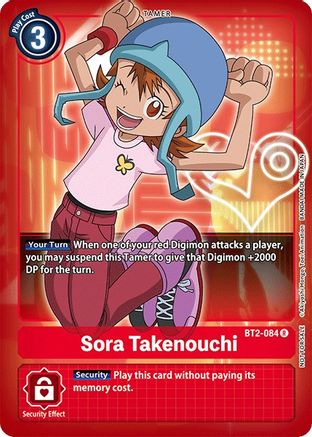 Image of Sora Takenouchi (Official Tournament Pack Vol.3) (BT2-084) - Release Special Booster 1.0