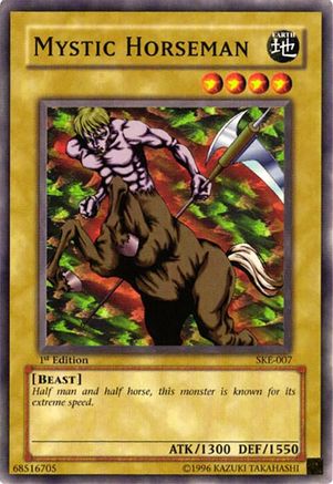 Image of Mystic Horseman (SKE-007) - Starter Deck: Kaiba Evolution 1st Edition