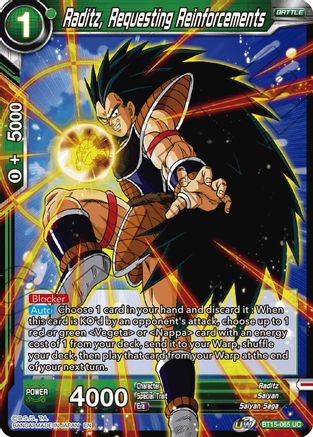 Image of Raditz, Requesting Reinforcements (BT15-065) - Saiyan Showdown