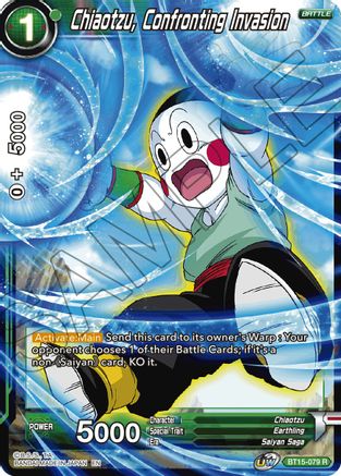 Image of Chiaotzu, Confronting Invasion (BT15-079) - Saiyan Showdown Foil