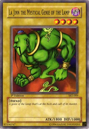 Image of La Jinn the Mystical Genie of the Lamp (SKE-009) - Starter Deck: Kaiba Evolution Unlimited