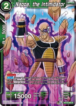 Image of Nappa, the Intimidator (BT15-084) - Saiyan Showdown