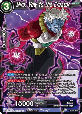 Image of Mira, Vow to the Creator (P-351) - Tournament Promotion Cards
