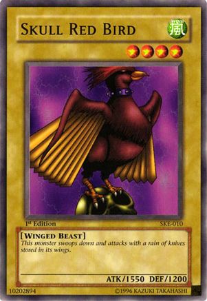 Image of Skull Red Bird (SKE-010) - Starter Deck: Kaiba Evolution 1st Edition