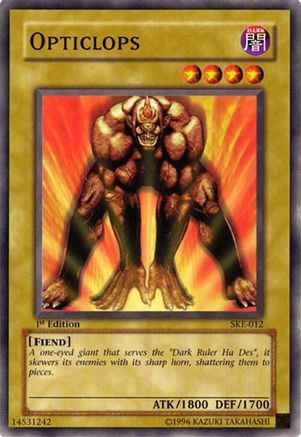 Image of Opticlops (SKE-012) - Starter Deck: Kaiba Evolution 1st Edition