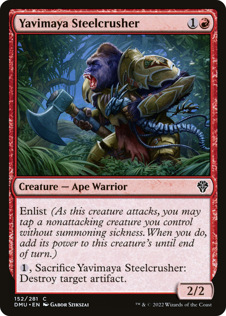 Image of Yavimaya Steelcrusher (DMU-152) - Dominaria United