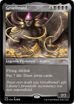 Image of Griselbrand (Foil Etched) (SLD-160) - Secret Lair Drop Series Foil