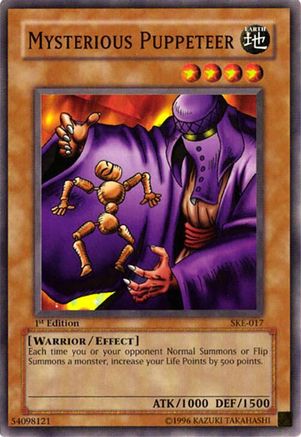 Image of Mysterious Puppeteer (SKE-017) - Starter Deck: Kaiba Evolution 1st Edition