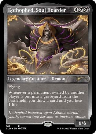 Image of Kothophed, Soul Hoarder (Foil Etched) (SLD-162) - Secret Lair Drop Series Foil