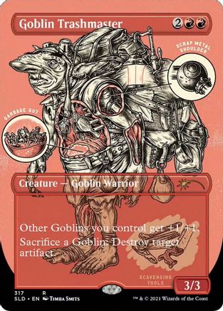 Image of Goblin Trashmaster (Foil Etched) (SLD-317) - Secret Lair Drop Series Foil
