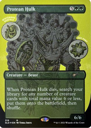 Image of Protean Hulk (Foil Etched) (SLD-319) - Secret Lair Drop Series Foil