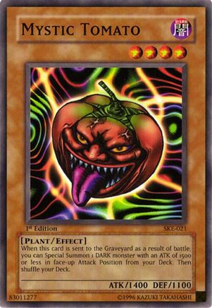 Image of Mystic Tomato (SKE-021) - Starter Deck: Kaiba Evolution Unlimited