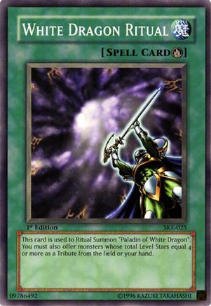 Image of White Dragon Ritual (SKE-025) - Starter Deck: Kaiba Evolution Unlimited