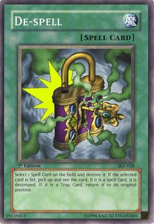 Image of De-Spell (SKE-028) - Starter Deck: Kaiba Evolution 1st Edition