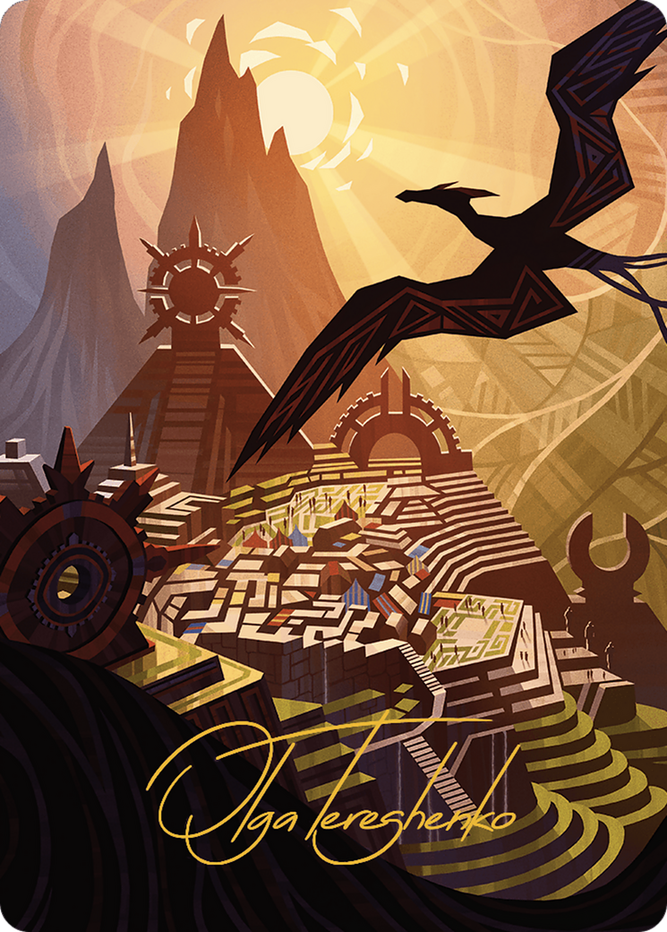 Image of Plains // Plains (ALCI-044) - The Lost Caverns of Ixalan Art Series (Borderless) Foil