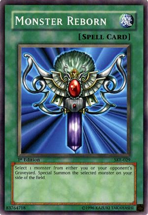 Image of Monster Reborn (SKE-029) - Starter Deck: Kaiba Evolution 1st Edition