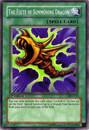 Image of The Flute of Summoning Dragon (SKE-031) - Starter Deck: Kaiba Evolution Unlimited
