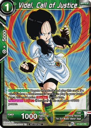 Image of Videl, Call of Justice (P-347) - Tournament Promotion Cards