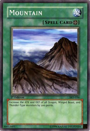 Image of Mountain (SKE-034) - Starter Deck: Kaiba Evolution Unlimited