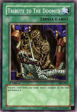 Image of Tribute to The Doomed (SKE-035) - Starter Deck: Kaiba Evolution Unlimited