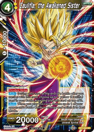 Image of Caulifla, the Awakened Sister (BT7-083) - Tournament Promotion Cards