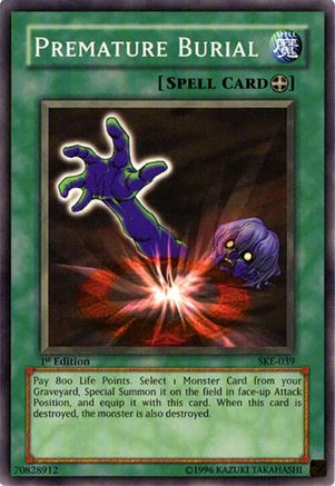 Image of Premature Burial (SKE-039) - Starter Deck: Kaiba Evolution Unlimited