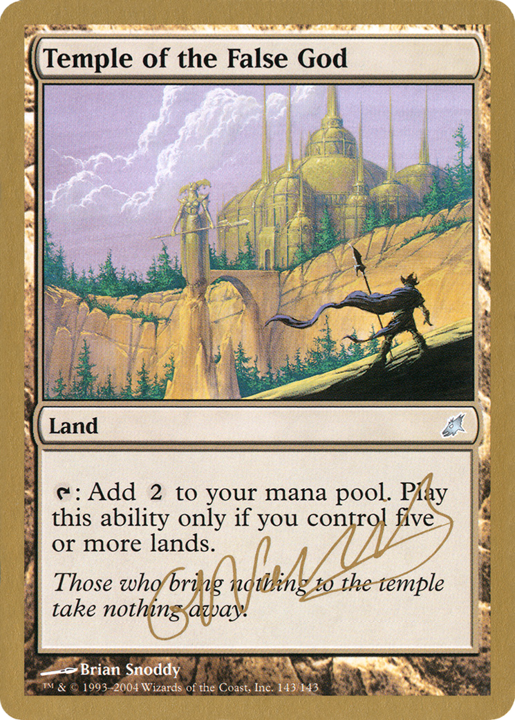 Image of Temple of the False God - 2004 Gabriel Nassif (SCG) (WCD-) - World Championship Decks 2004