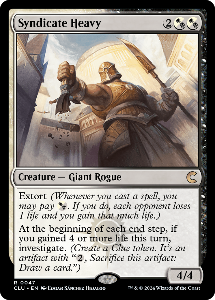 Image of Syndicate Heavy (CLU-047) - Ravnica: Clue Edition