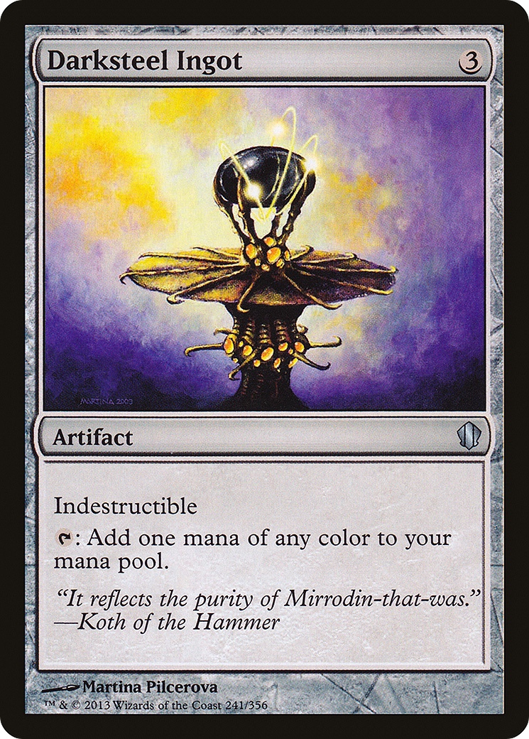 Image of Darksteel Ingot (C13-241) - Commander 2013