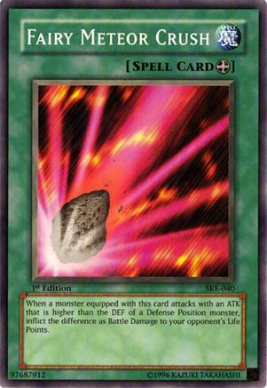 Image of Fairy Meteor Crush (SKE-040) - Starter Deck: Kaiba Evolution Unlimited