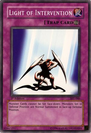 Image of Light of Intervention (SKE-046) - Starter Deck: Kaiba Evolution 1st Edition