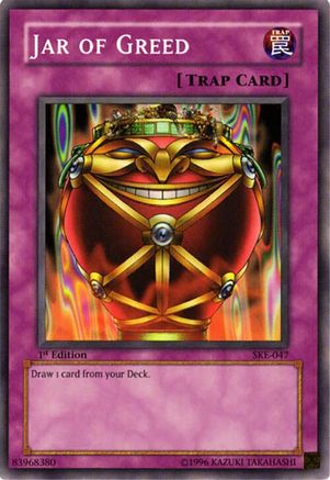 Image of Jar of Greed (SKE-047) - Starter Deck: Kaiba Evolution 1st Edition
