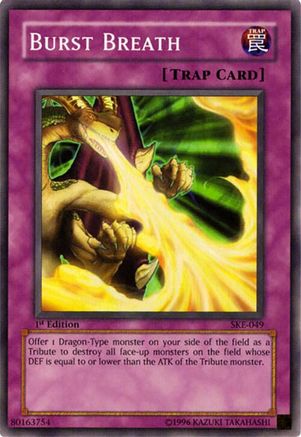 Image of Burst Breath (SKE-049) - Starter Deck: Kaiba Evolution 1st Edition