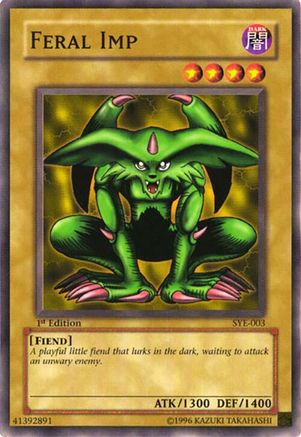 Image of Feral Imp (SYE-003) - Starter Deck: Yugi Evolution 1st Edition