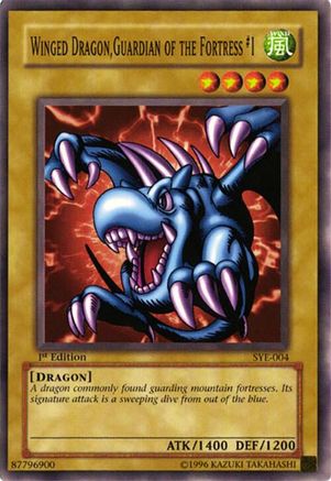 Image of Winged Dragon, Guardian of the Fortress #1 (SYE-004) - Starter Deck: Yugi Evolution 1st Edition