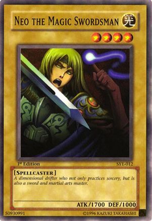 Image of Neo the Magic Swordsman (SYE-012) - Starter Deck: Yugi Evolution 1st Edition