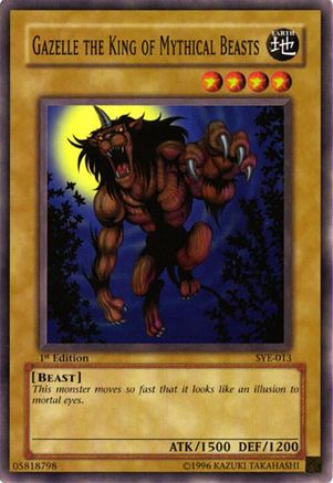 Image of Gazelle the King of Mythical Beasts (SYE-013) - Starter Deck: Yugi Evolution Unlimited