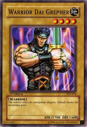 Image of Warrior Dai Grepher (SYE-014) - Starter Deck: Yugi Evolution 1st Edition