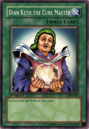Image of Dian Keto the Cure Master (SYE-027) - Starter Deck: Yugi Evolution 1st Edition