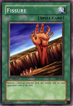 Image of Fissure (SYE-028) - Starter Deck: Yugi Evolution 1st Edition