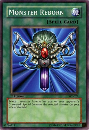 Image of Monster Reborn (SYE-029) - Starter Deck: Yugi Evolution 1st Edition